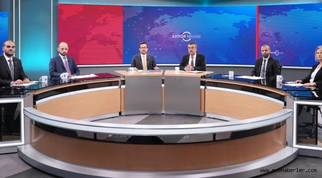 BAKAN TEK?N, ANADOLU AJANSI ED?TÖR MASASI'NDA E??T?M GÜNDEM?N? DE?ERLEND?RD?