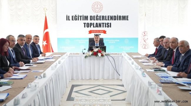 BAKAN YUSUF TEK?N, S?NOP'TA ?L E??T?M DE?ERLEND?RME TOPLANTISINA KATILDI