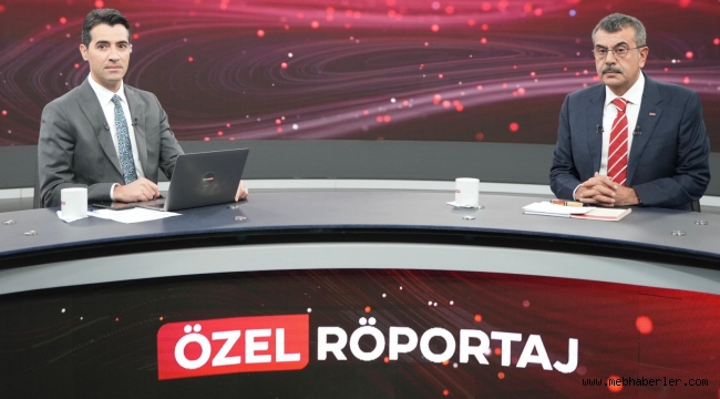 BAKAN YUSUF TEK?N, TRT HABER'DE E??T?M GÜNDEM?N? DE?ERLEND?RD?