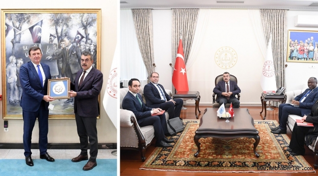 BAKAN TEK?N, SIRB?STAN ANKARA BÜYÜKELÇ?S? JOVANOV?C ?LE BM MUK?M KOORD?NATÖRÜ AHONS?'Y? KABUL ETT?