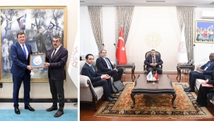 BAKAN TEK?N, SIRB?STAN ANKARA BYKEL?S? JOVANOV?C ?LE BM MUK?M KOORD?NATR AHONS?'Y? KABUL ETT?