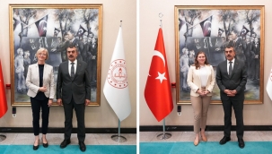 BAKAN YUSUF TEK?N; ALMANYA VE N?KARAGUA BYKEL?LER?N? KABUL ETT?