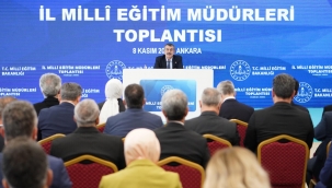 M?LLÎ E??T?M BAKANI TEK?N, 81 ?L?N M?LLÎ E??T?M MÜDÜRÜYLE BULU?TU