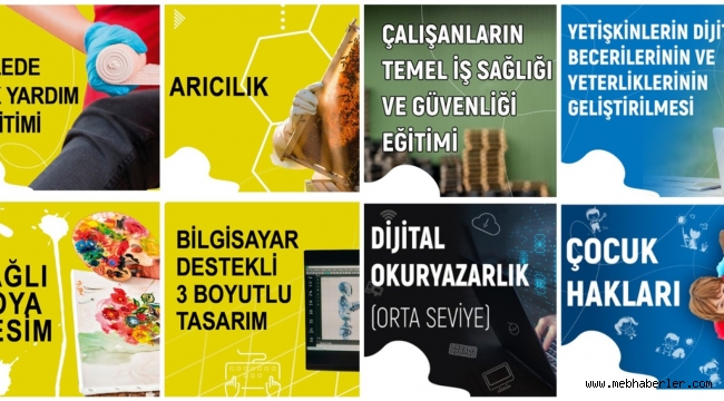 HEMBA KURSLARINDAN YAKLAŞIK 3 MİLYON KİŞİ YARARLANDI