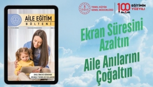 "AİLE EĞİTİM BÜLTENİ" ARALIK SAYISI YAYIMLANDI