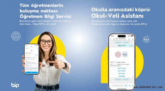 "ÖĞRETMEN BİLGİ SERVİSİ" VE "OKUL VELİ ASİSTANI", 600 BİNİ AŞKIN KULLANICIYA ULAŞTI