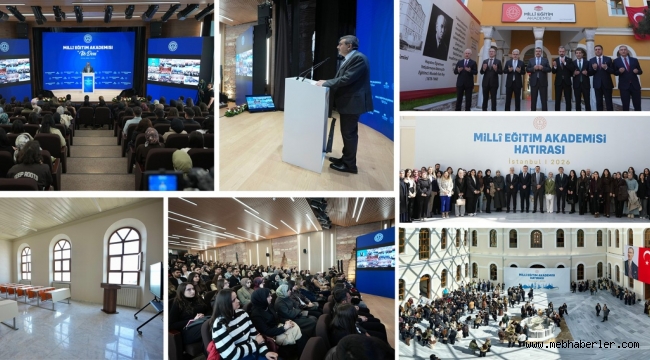 MİLLÎ EĞİTİM AKADEMİSİ, BAKAN TEKİN'İN VERDİĞİ İLK DERSLE KAPILARINI AÇTI