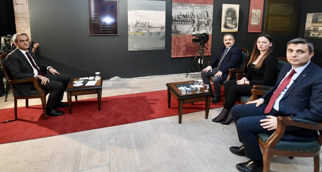 BAKAN ZER, ANADOLU MEDYASI ORTAK YAYININA KONUK OLDU