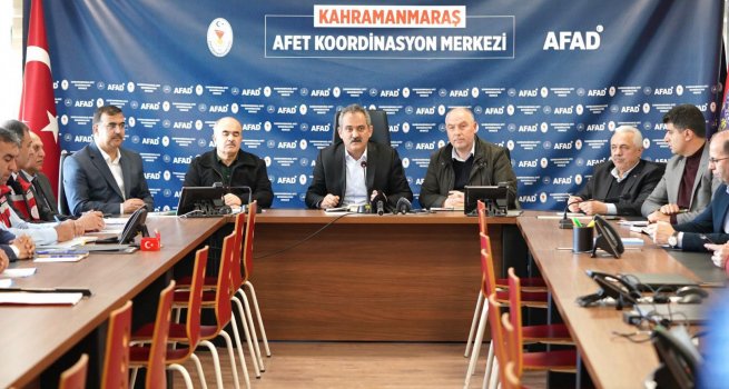 BAKAN ZER, KAHRAMANMARA?'TA AFET KOORD?NASYON TOPLANTISINA KATILDI