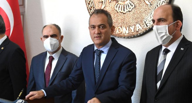 BAKAN �ZER, KONYA ?L E??T?M DE?ERLEND?RME TOPLANTISINA KATILDI