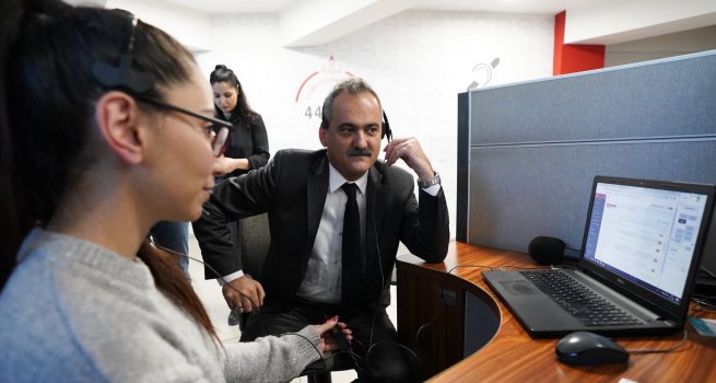 BAKAN ZER, YILIN SON GNNDE MEB?M'? Z?YARET ETT?, B?R ?RENC?N?N A?RISINI YANITLADI