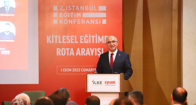 BAKAN YARDIMCISI ?ENSOY, 2. ?STANBUL E??T?M KONFERANSI'NA KATILDI