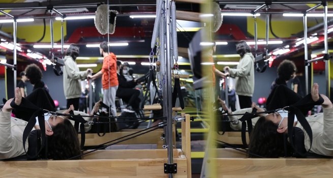 BAKANDAN F?TNESS SALONU ?STEYEN �?RENC?LER ??MD? DE "SPORDA" YARI?TALAR