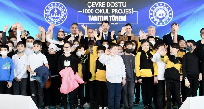 �EVRE DOSTU 1000 OKUL PROJES? BA?LADI