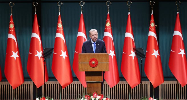 CUMHURBA?KANI ERDO?AN, KAB?NE TOPLANTISI SONRASINDA YRTLEN E??T?M PROJELER?N? ANLATTI