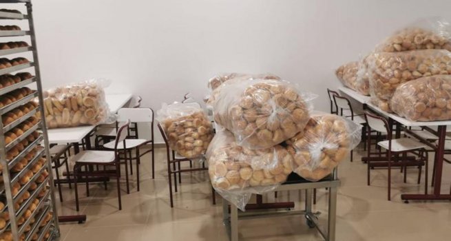 GNLL ?RETMEN VE ?RENC?LER, DEPREMZEDELER ??N 24 SAAT EKMEK RET?YOR