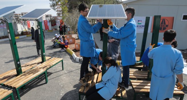 L?SE ?RENC? VE ?RETMENLER?, DEPREMZEDELER ??N GNE? ENERJ?L? BANKLAR RETT?