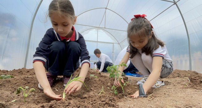 M?N?K �?RENC?LER, DO?A VE HAYVAN SEVG?S?N? UYGULAMALI �?REN?YOR