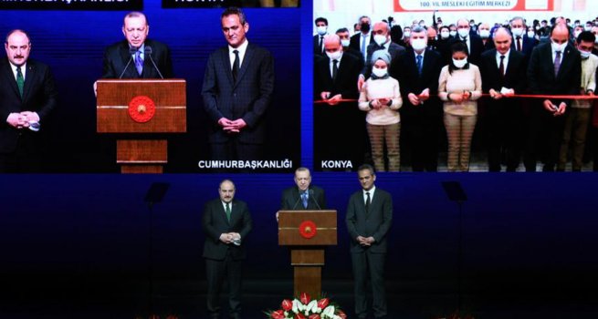 OSB MESLEK? E??T?M MERKEZLER? TOPLU AILI?I CUMHURBA?KANI ERDO?AN'IN KATILIMIYLA GEREKLE?T?R?LD?