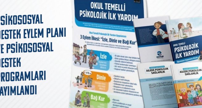 PS?KOSOSYAL DESTEK EYLEM PLANI VE PS?KOSOSYAL DESTEK PROGRAMLARI YAYIMLANDI