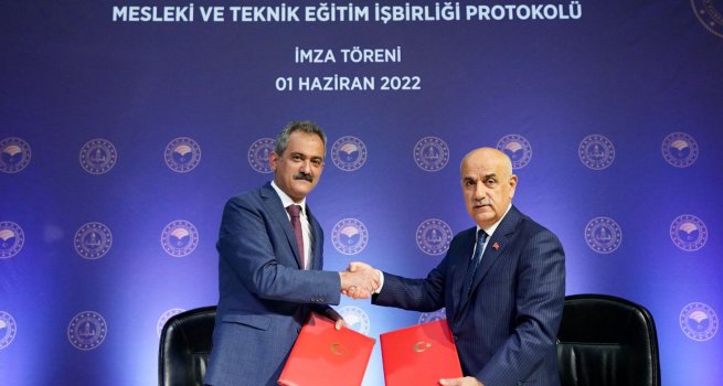 TARIM VE ORMAN BAKANLI?I ?LE MESLEK? VE TEKN?K E??T?MDE ORTAK Y�NET?M MODEL? PROTOKOL� ?MZALANDI