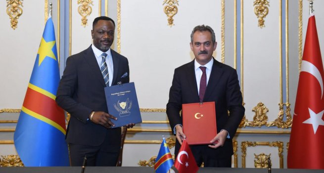 T�RK?YE ?LE KONGO DEMOKRAT?K CUMHUR?YET? ARASINDA E??T?M ALANINDA ?? B?RL??? ANLA?MASI ?MZALANDI